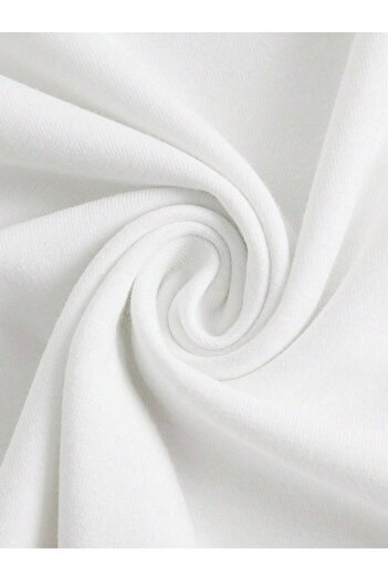 Jose Clothing Γυναικείο μπλουζάκι με λευκό μοτίβο με λαιμόκοψη μεγάλου μεγέθους