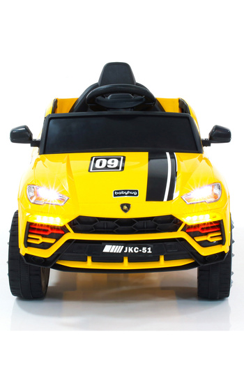 Babyhug Electrical SUV Ride On Jeep with Remote, Music & Lights for Kids 18M-3Y, Yellow