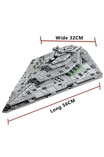 Choice bagged New Destroyer Space Compatible with 75190 Starship Fighter Spaceship Model Set Building Block