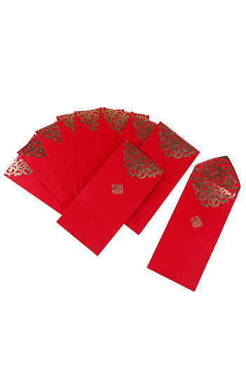 Choice 10 Pcs Chinese Red Envelopes 2023 New Year Money Packing Bag Gold Stamping Emboss Hongbao Spring ...