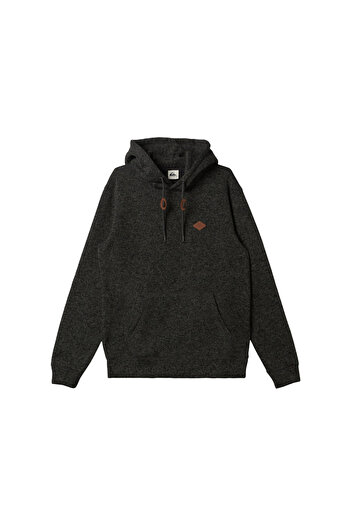 Quiksilver Men's Gray Sweatshirt - Keller Hood
