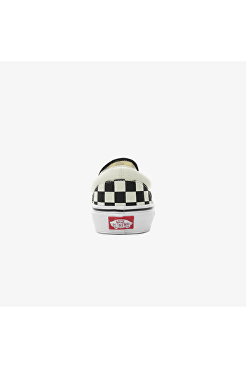 Vans Κλασικό slip-on checkerboard μαύρο - μπεζ unisex sneaker