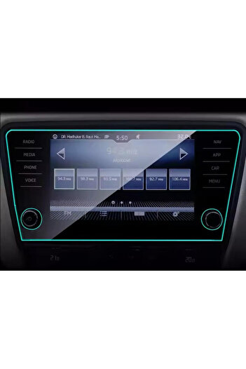 ael-tech Skoda Octavia Style 8 Inch Navigation-Compatible Nano Screen Protector 2017 2019