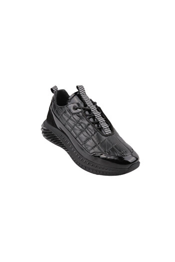 MARCOMEN 20428 SIYAH RUGAN SNEAKER DERI AYAKKABI