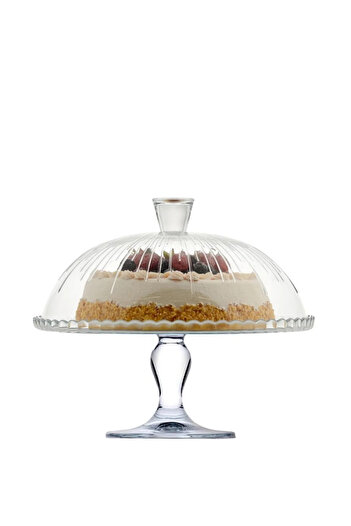 Paşabahçe 96870 Dome Patisserie Serving Plate Bowl with Feet and Cover (96872)