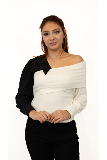 Butic Shirt Detail Bluz