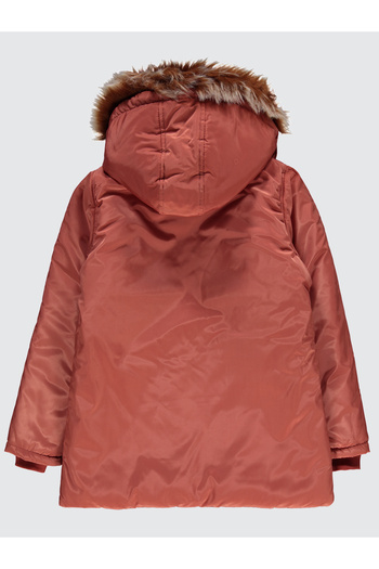 Civil Girls Girl's Hooded Coat 10-13 Years Old Italian Clay