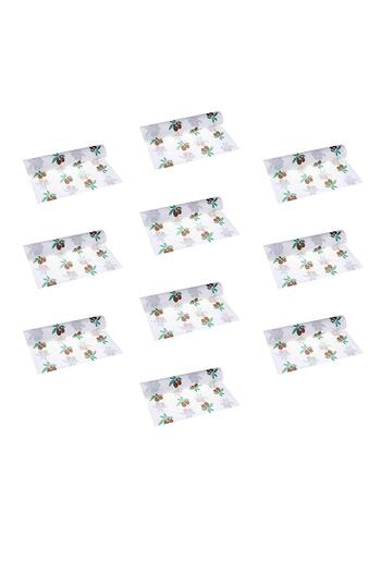 Roll-Up Față de masă din hârtie laminată de unică folosință cu model măsline - 100x150 Cm. - 16 foi 10 role