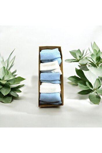 MİNİLOPPOO Box of 5 Baby Socks