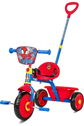 SPARTAN Marvel Spiderman Tricycle with Pushbar