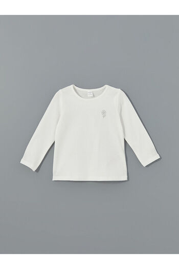 LC Waikiki Crew Neck Printed Girls' T-Shirt - S5G251Z1