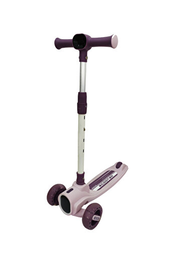 Fab N Funky Ride On Scooter, Sturdy, With Lights, Versatile, 3 Years+, 68 x 32 x 90 cm - Grey