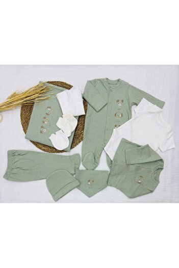 Bebitof My Baby Beach Puppy Patterned Set of 10 Hospital Release (Newborn) 2025