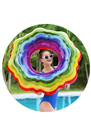 BESTWAY Rainbow Ribbon Tube 1.15M 26-36163