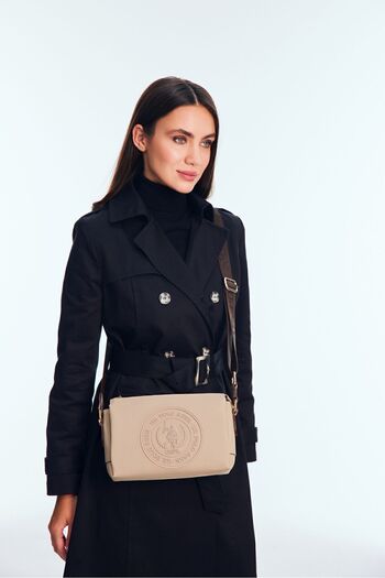 U.S. Polo Assn. Geantă Messenger pentru damă - Pietriș Us24734