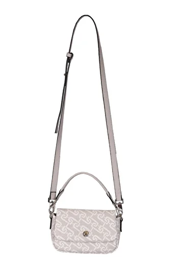 U.S. Polo Assn. White Gray Women's Messenger Bag Us24101