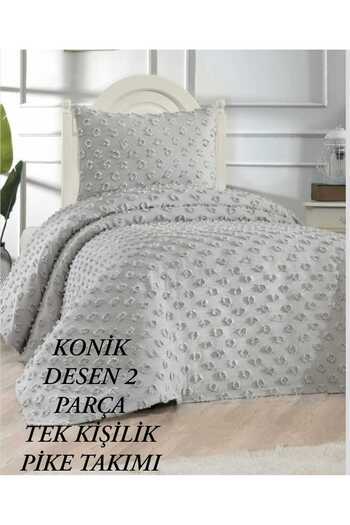 HMZ Textile Gift Everyday Single Person Conical Pattern Pike Set. (200 X 240)