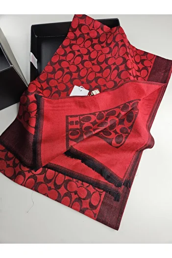 Webinay Home C Pattern Cashmere Silk Shawl 65% Cashmere 35% Silk Double-Sided Use