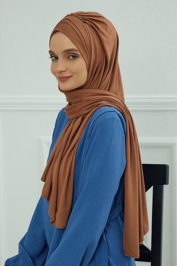 Aisha's Design Multi Cross Stitching Practical Combed Shawl,Ps-41,Dark Brown