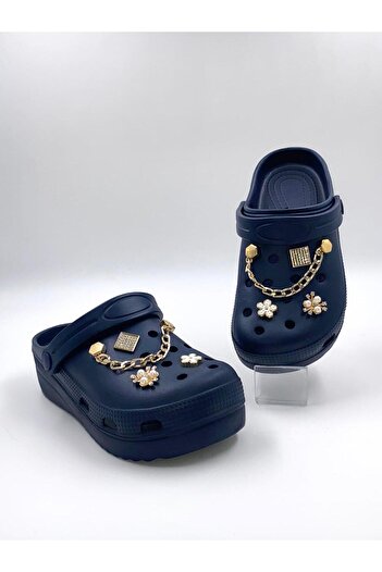 Babetty Stylish Stone Chain Massage Sole Cross Slippers - Beach, Pool, Garden, Sea
