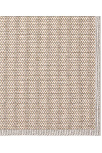 Anatolian Carpet Store Modern Krem Natural Halı B3667b Sisal Bordürlü Hasır Dokulu Kesme Yolluk Dokuma Makine Halısı