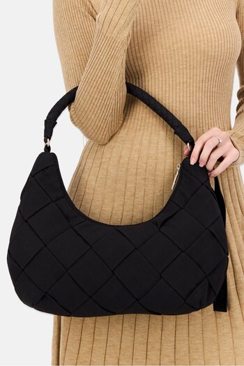 JASON WU حقيبة يد نسائية صلبة 31 سم × 44 سم × 4 سم طول، أسود