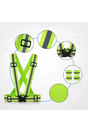 ROBESBON Reflective Vest - Motorcycle, Bicycle and Scooter Night Vision (Compliant with New Law)