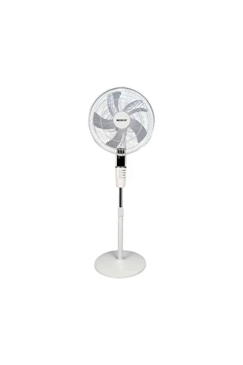 rebune Stand Fan with Digital Display and Remote Control, 3 Speed Settings 60W