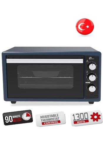 Badraig Electric Oven Turkish Premium 1500W Big Size 50L Blue