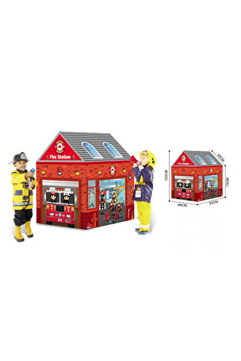 None Children Fire Station Tent With Gable 19-995-5010D