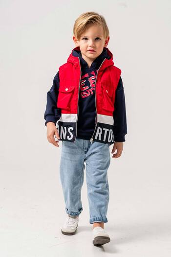 Gold Class Kidswear Waterproof Lined Hooded 3 Piece Boy's Vest Set