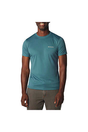 Columbia Columbıa Am6084 Zero Rules Short Sleeve Shırt Erkek Yeşil Kısa Kollu T-shirt Am6084-336