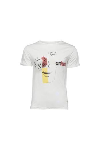 Biggdesign Ανδρικό μπλουζάκι Faces Lucky
