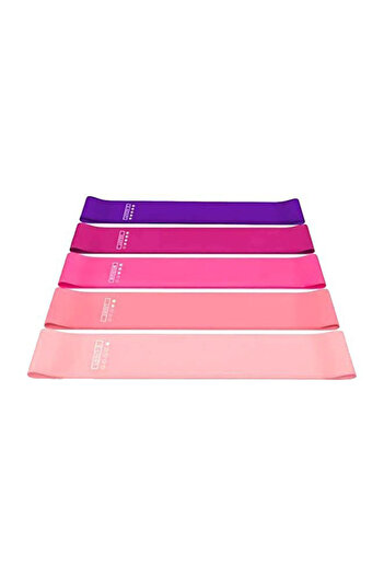 Primo Plus 5-Piece Resistance Loop Exercise Bands With Carry Bag