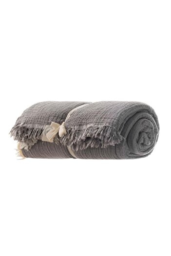 MYLASA HOME Double Face 4 Layer Muslin Bedspread Double 220X240Cm