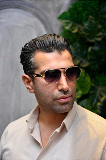 Marisol Mrs 2a734 Gold-smoked Men's Sunglasses
