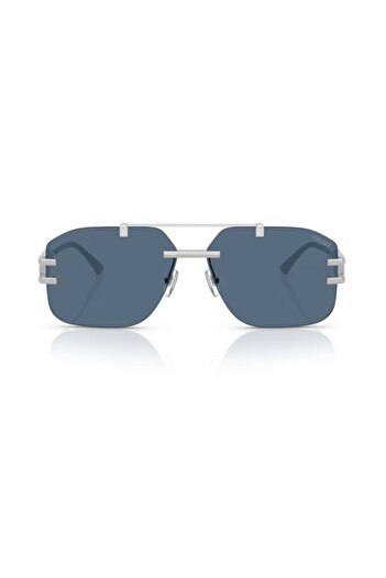 Versace Man Irregular Sunglasses- Ve 2275 - Lense Size:60mm - Silver