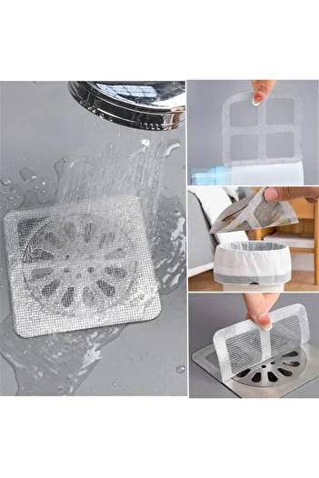 omilife 10 Pieces Bathroom Drain - Hair Catcher Strainer, Shower Drain, Anti-Clogging