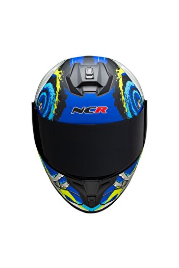 NCR Rapid Siyah Camlı Kapalı Kask (Ece Belgeli)