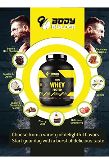 Body Builder Whey Protein, Vanilla  Marshmallow, 4 LB