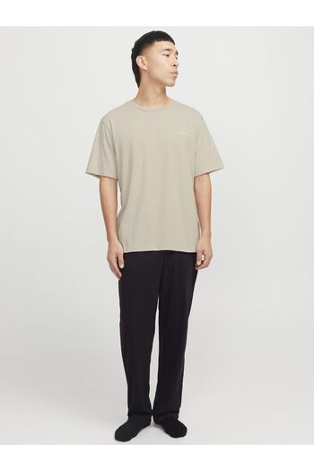 Jack & Jones Loungewear Set 2er-pack Einfarbig Rundhals Loungewear Set