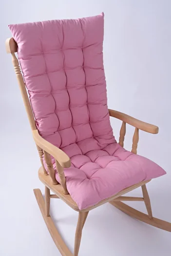 ALTINPAMUK Selen Luxury Pink Chair Cushion - 120x50cm Bench, Swing Rocking Design (Cushion Only)