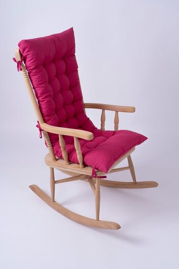 ALTINPAMUK Selen Luxury Chair Cushion, Bench, Swing Rocking Chair Cushion 120X50Cm Fuchsia (Just Cushion)