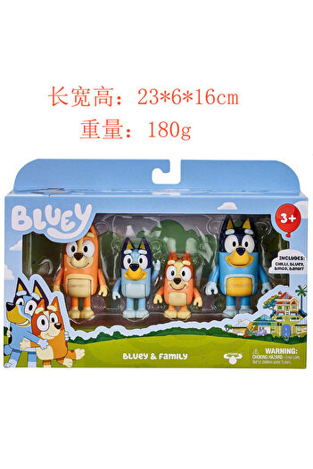 Choice Family funds Bluey And Bingo Family Action Figure Series Anime Dog Doll Model Cartoon Mini Pvc Ornam