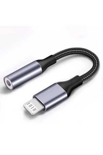 Choice Grey NNBILI iOS To 3 5mm Jack AUX Cable Adapter For iPhone 12 13 14 11 Pro XS Max XR 7 8 Plus Headph