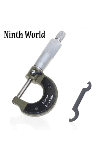 Choice 0-25mm Ninth World Wholesale Outside Micrometer 0-25mm / 0.01mm Gauge Vernier Caliper Measuring Tool