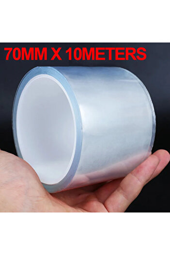 Choice 7cm X 10m SEAMETAL Car Sticker Transparent Car Door Edge Stickers Anti Scratch Door Sill Protector F