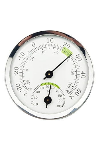 Choice1 Green Mini Thermo-hygrometer Analog Indoor Hygrometer Temperature And Humidity Meter Battery Free Di