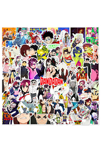 Choice 50PCS 50pcs DAN DA DAN Anime Ayase Momo Stickers Cool Classic Manga Sticker DIY Fridge Notebook Phon