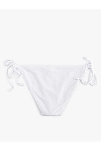 Koton Drawstring Bikini Bottom with Sides